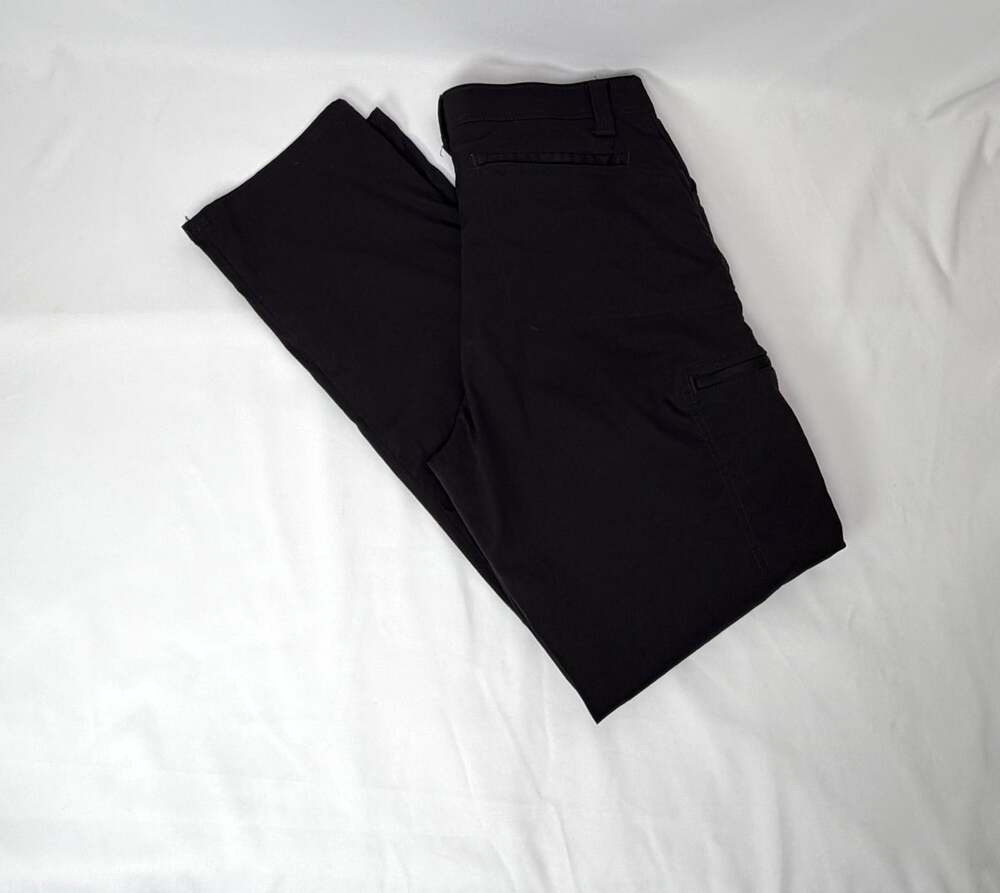 Wrangler Men Cargo Pant 33x30 Black Stretch Nylon Outdoor Hike Tactical Utility